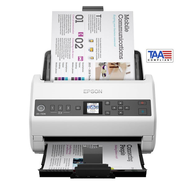 Epson DS-730N Color Document Scanner, TAA-Compliant